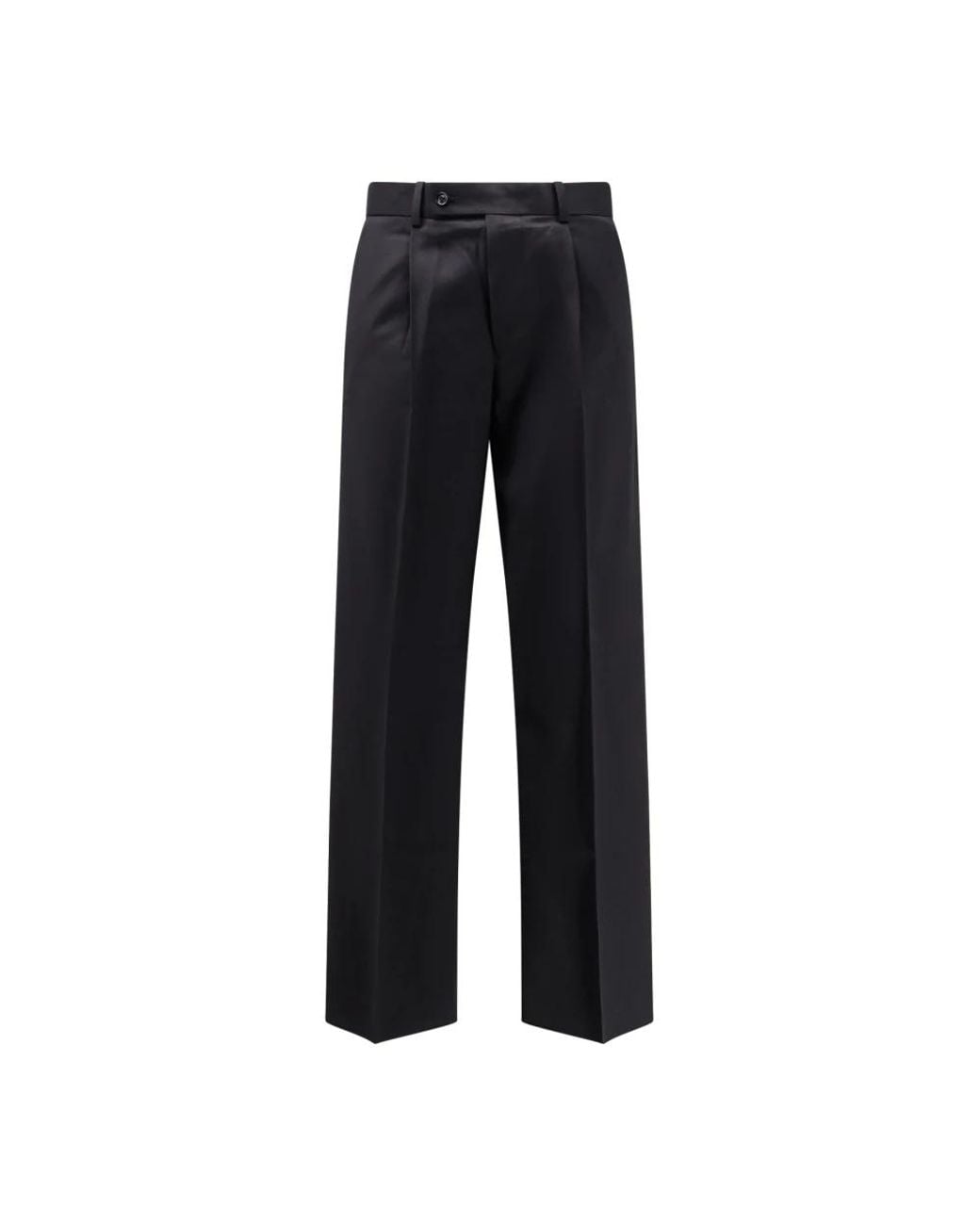 TONYWACK Black Wide Trousers for men