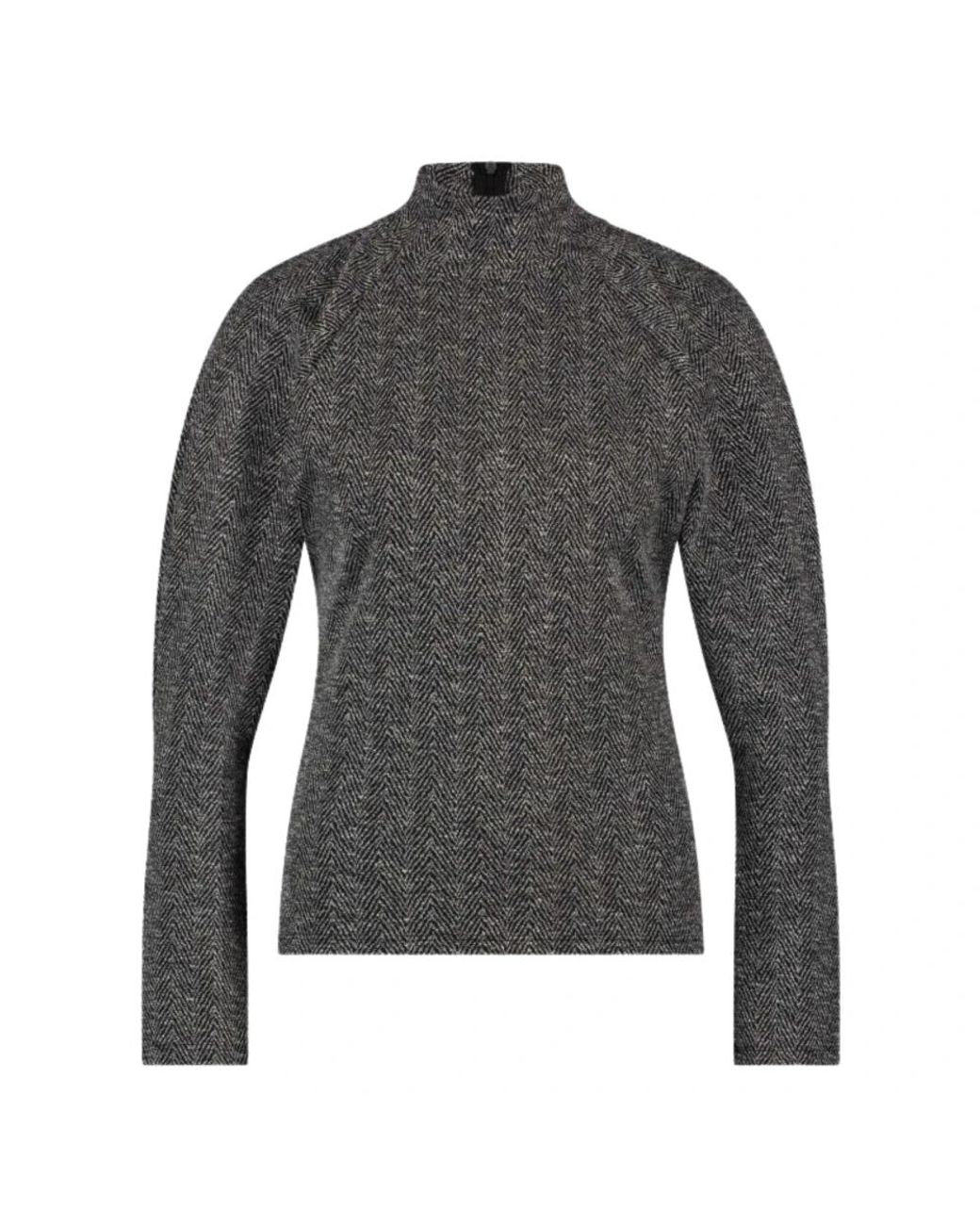Ibana Gray Long Sleeve T-Shirts