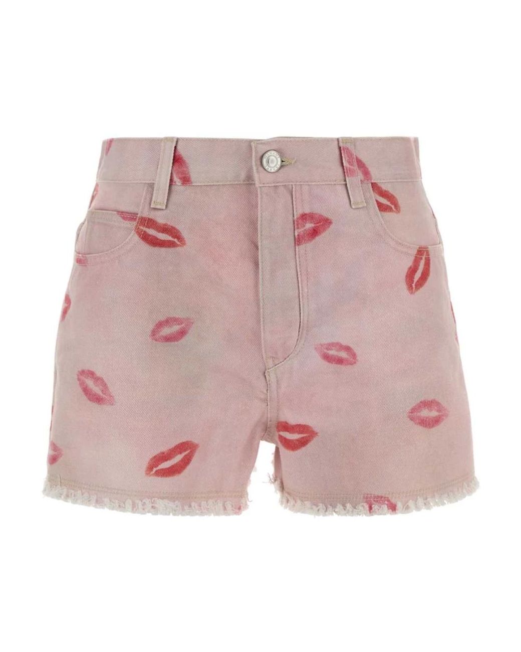 Isabel Marant Pink Denim Shorts