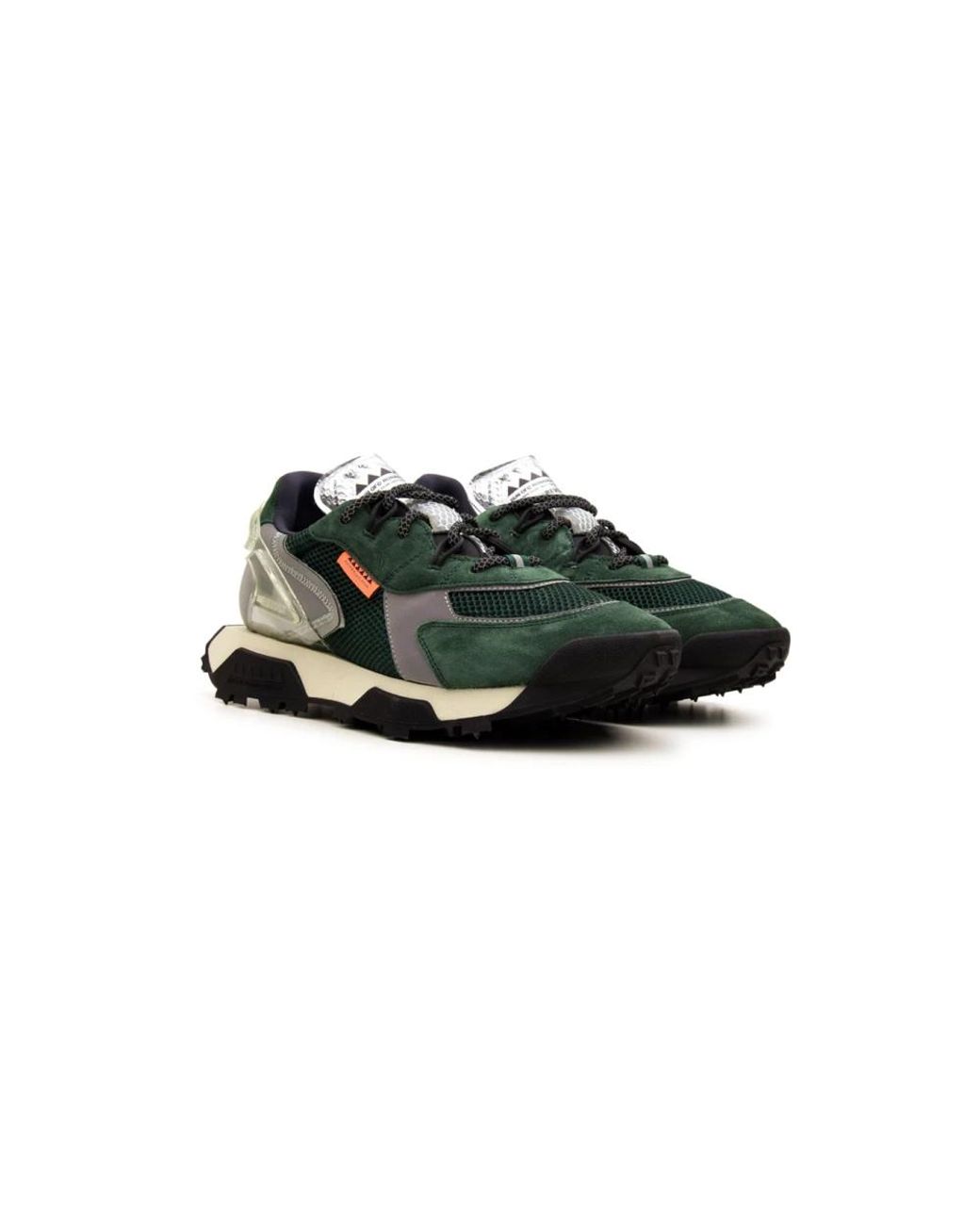 RUN OF Green Sneakers for men