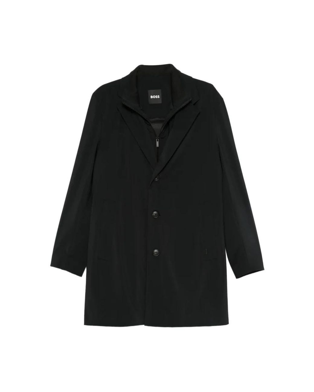 HUGO Stijlvolle Winterjas Voor Mannen in het Black voor heren