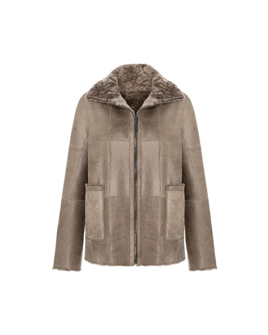 Werner Christ Brown Faux Fur & Shearling Jackets