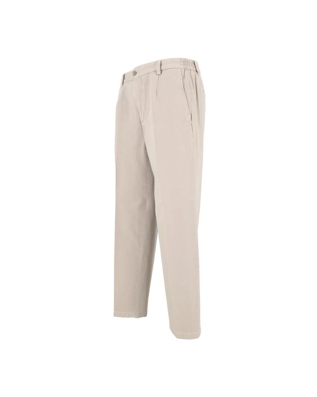 BRIGLIA Natural Straight Trousers for men