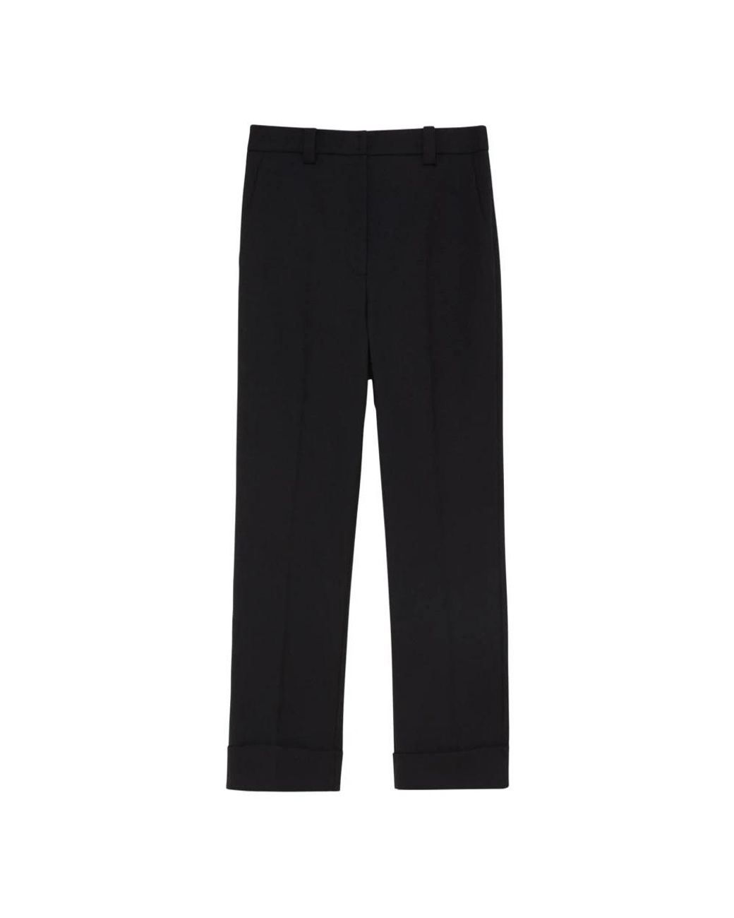 Patrizia Pepe Black Cropped Trousers