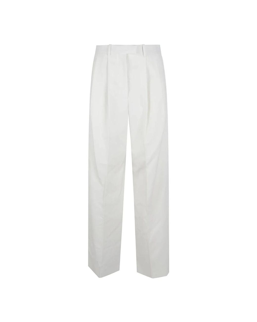 Givenchy White Straight Trousers