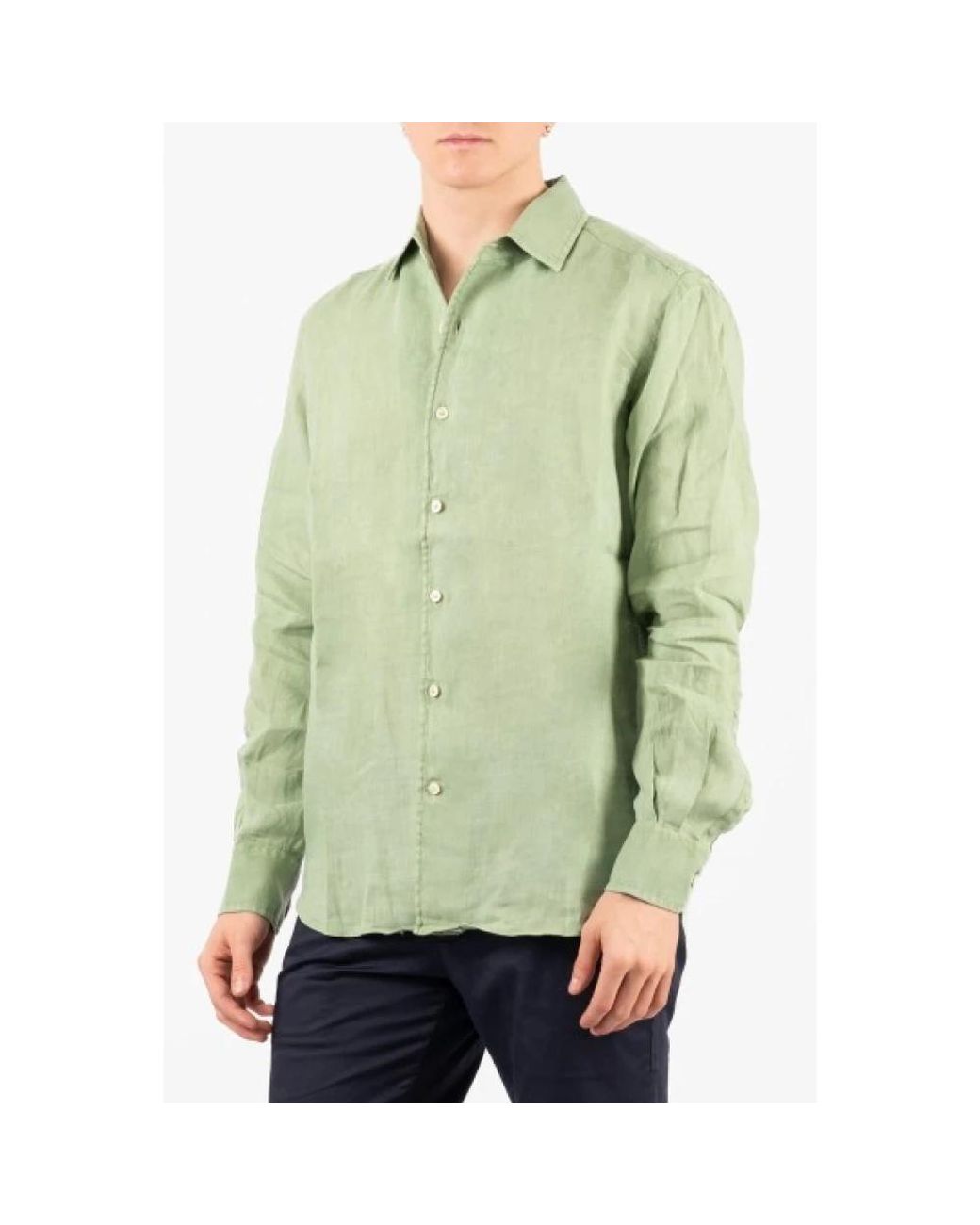 Mc2 Saint Barth Green Casual Shirts for men