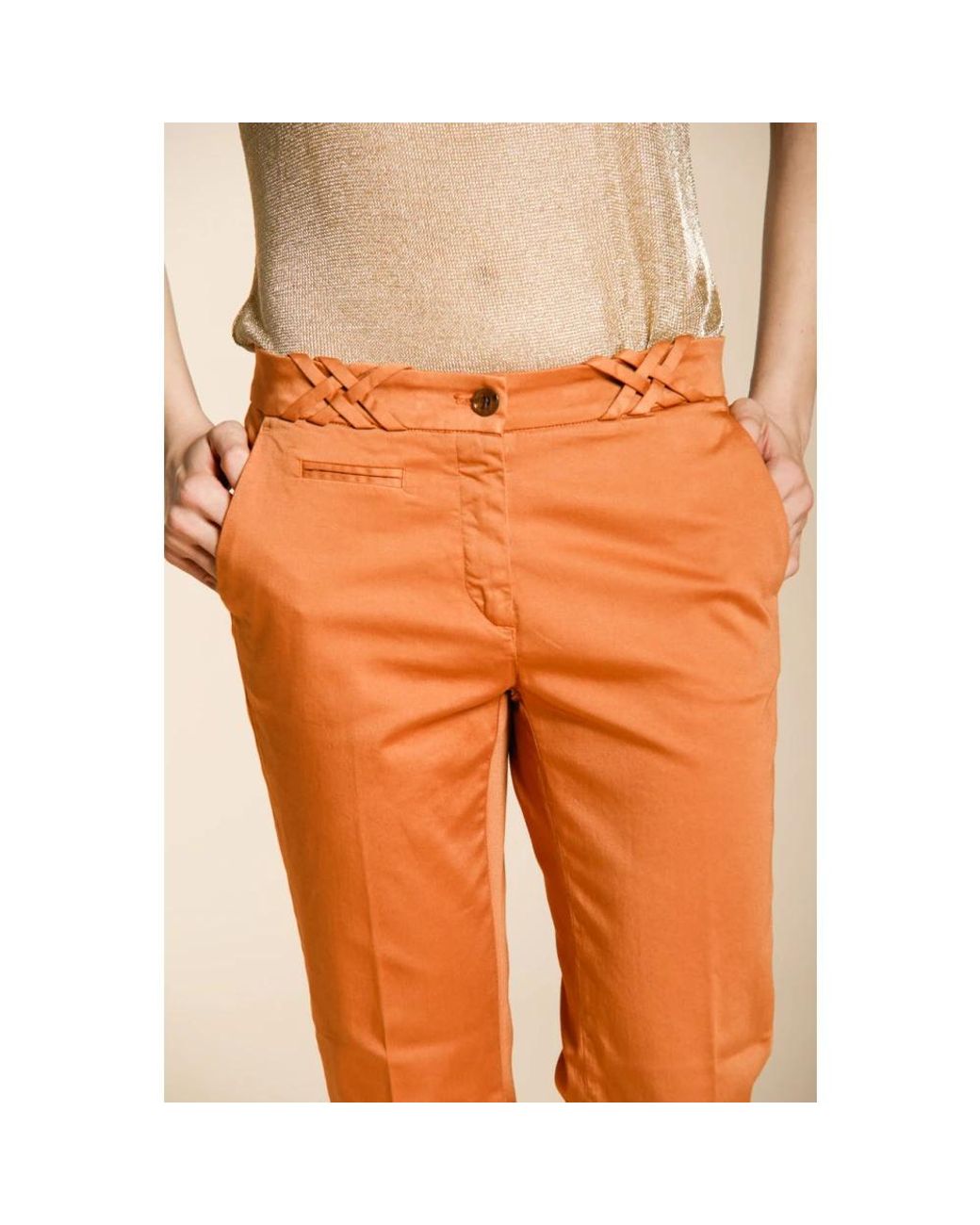 Mason's Orange Chinos