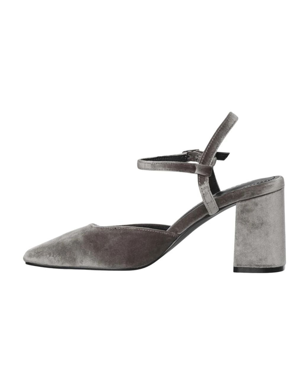 Bibi Lou Gray High Heel Sandals