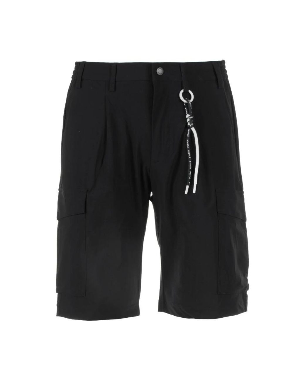 People Of Shibuya Black Casual Shorts for men