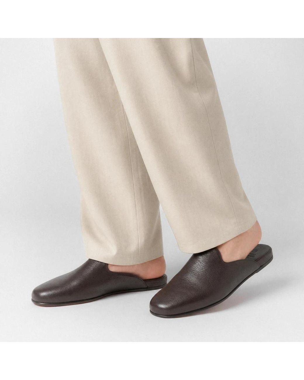 Scarosso Brown Mules