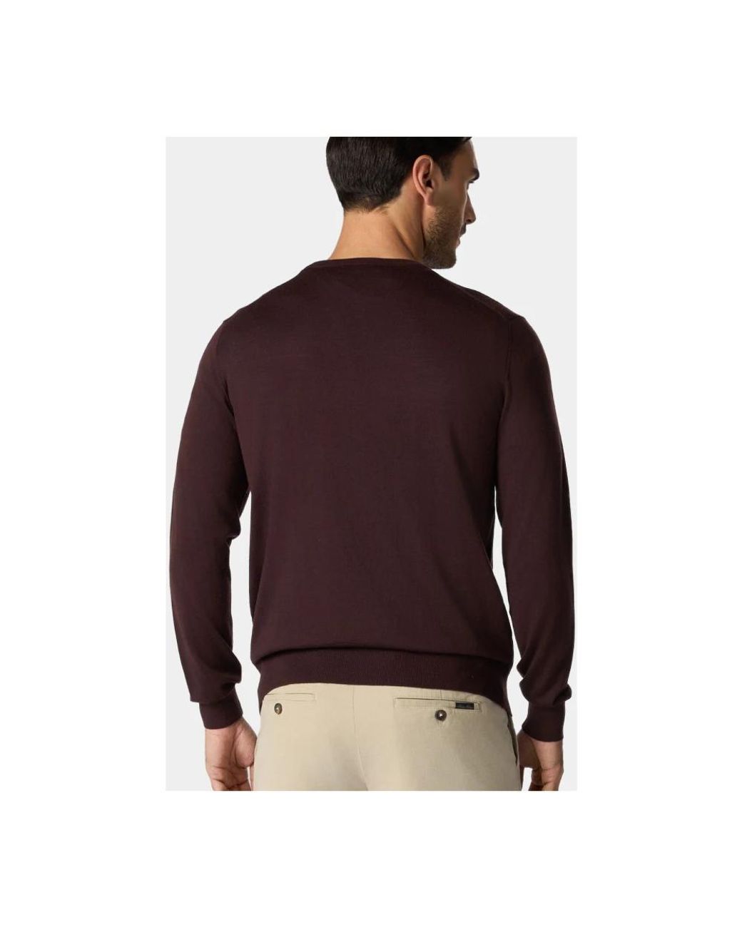 Brooks Brothers Purple Round-Neck Knitwear for men