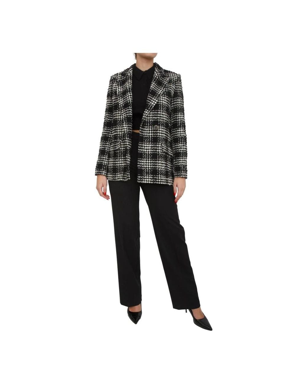 Twinset Black Straight Trousers