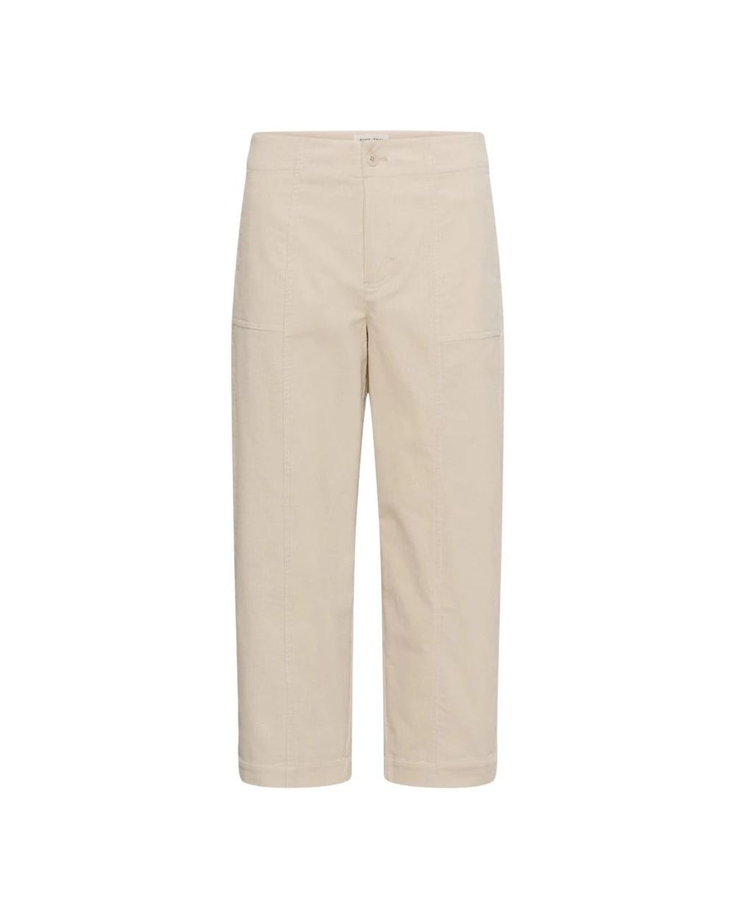 Part Two Natural Cropped Trousers