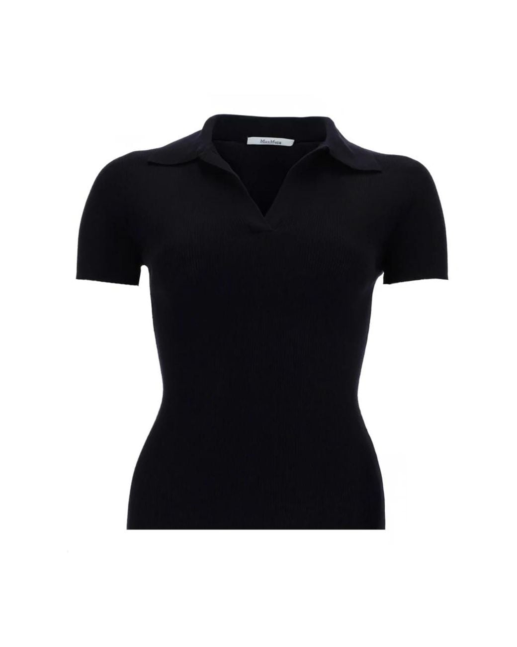Max Mara Black Polo Shirts