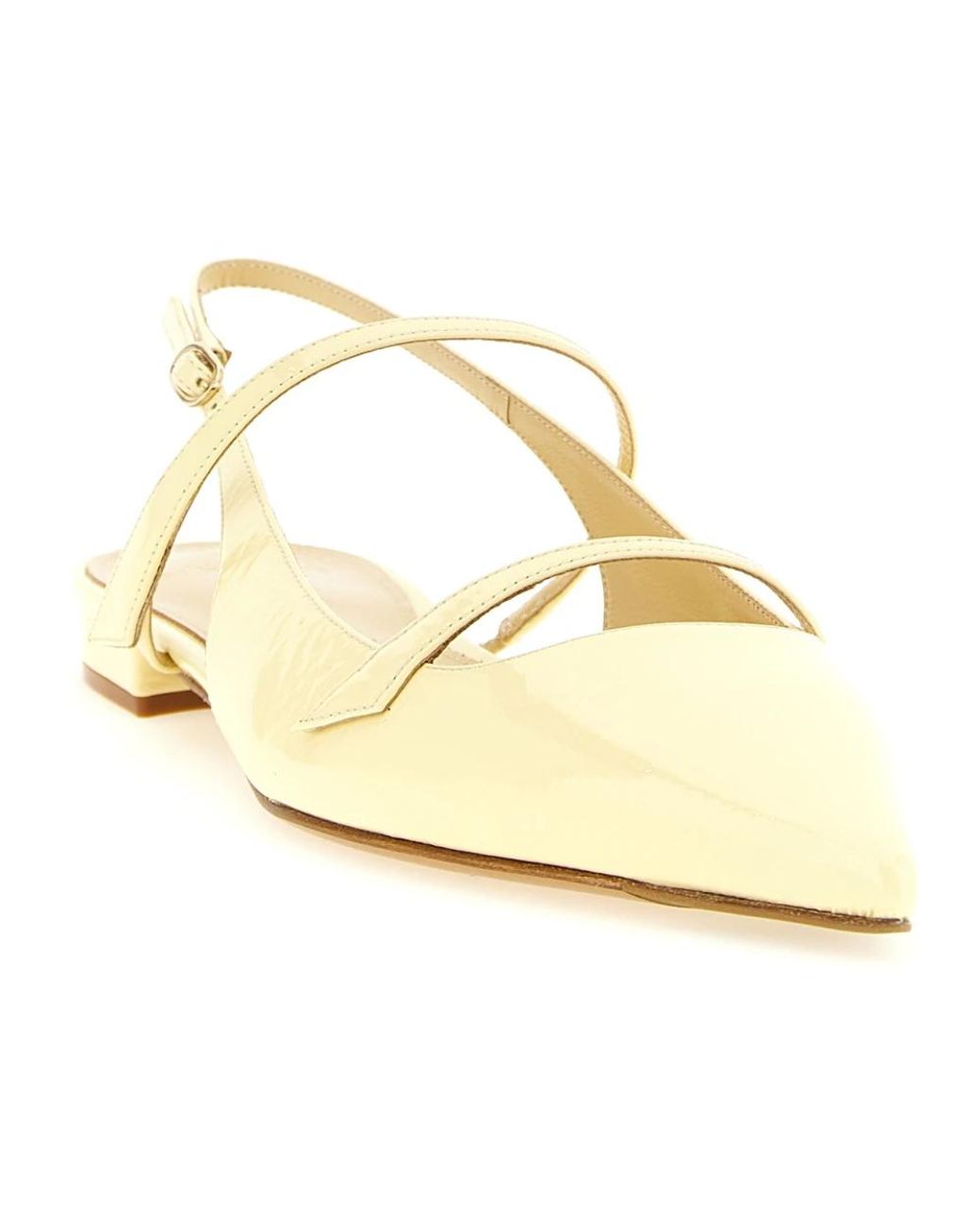 Alexandre Birman Natural Ballerina Shoes