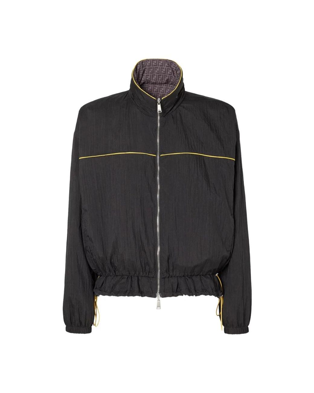 Fendi Black Light Jackets for men