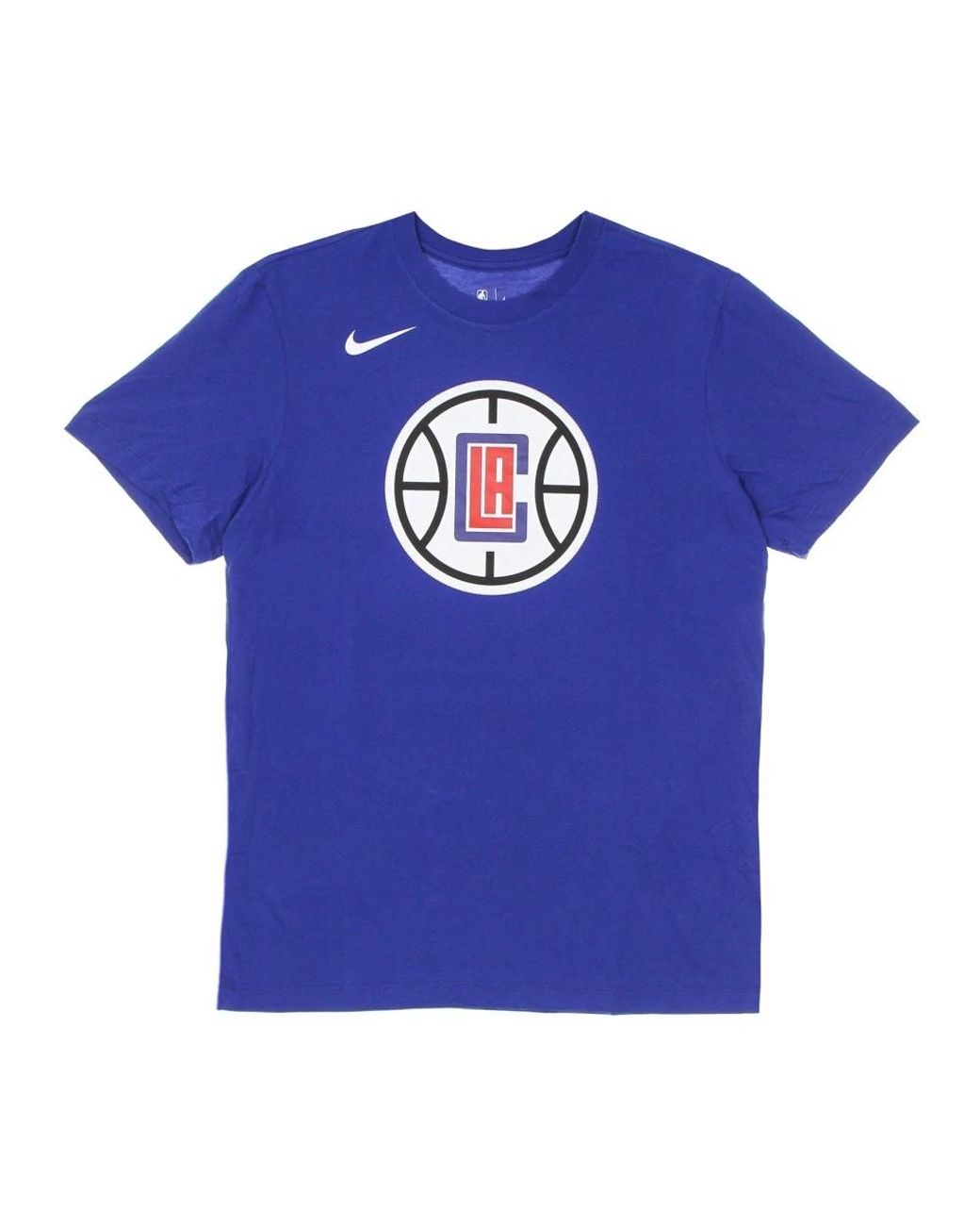 Nike Fitness ,Blauw ,Katoen Nba Logo Tee Los Angeles Clippers in het Blue voor heren