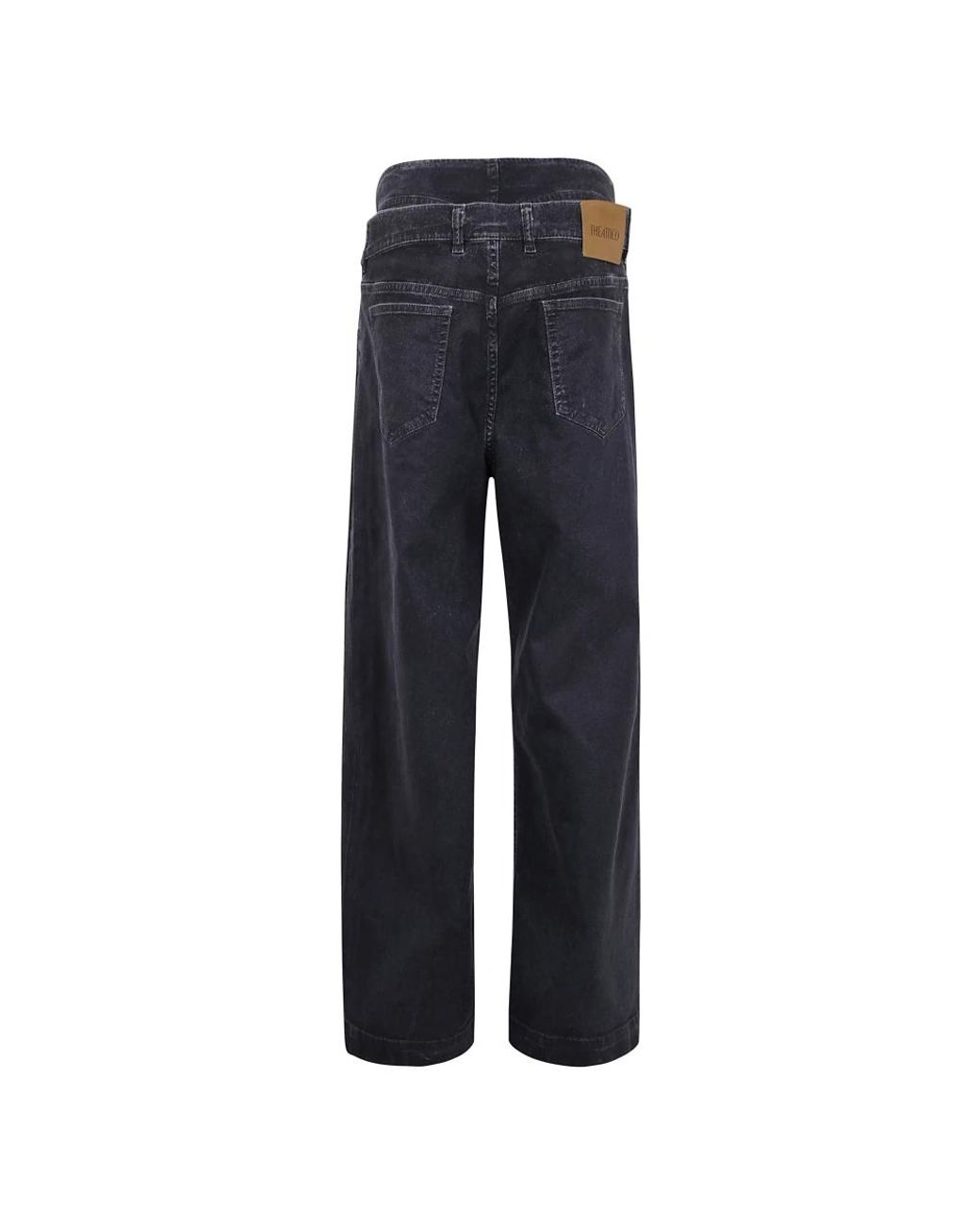 The Attico Blue Straight Fit Jeans
