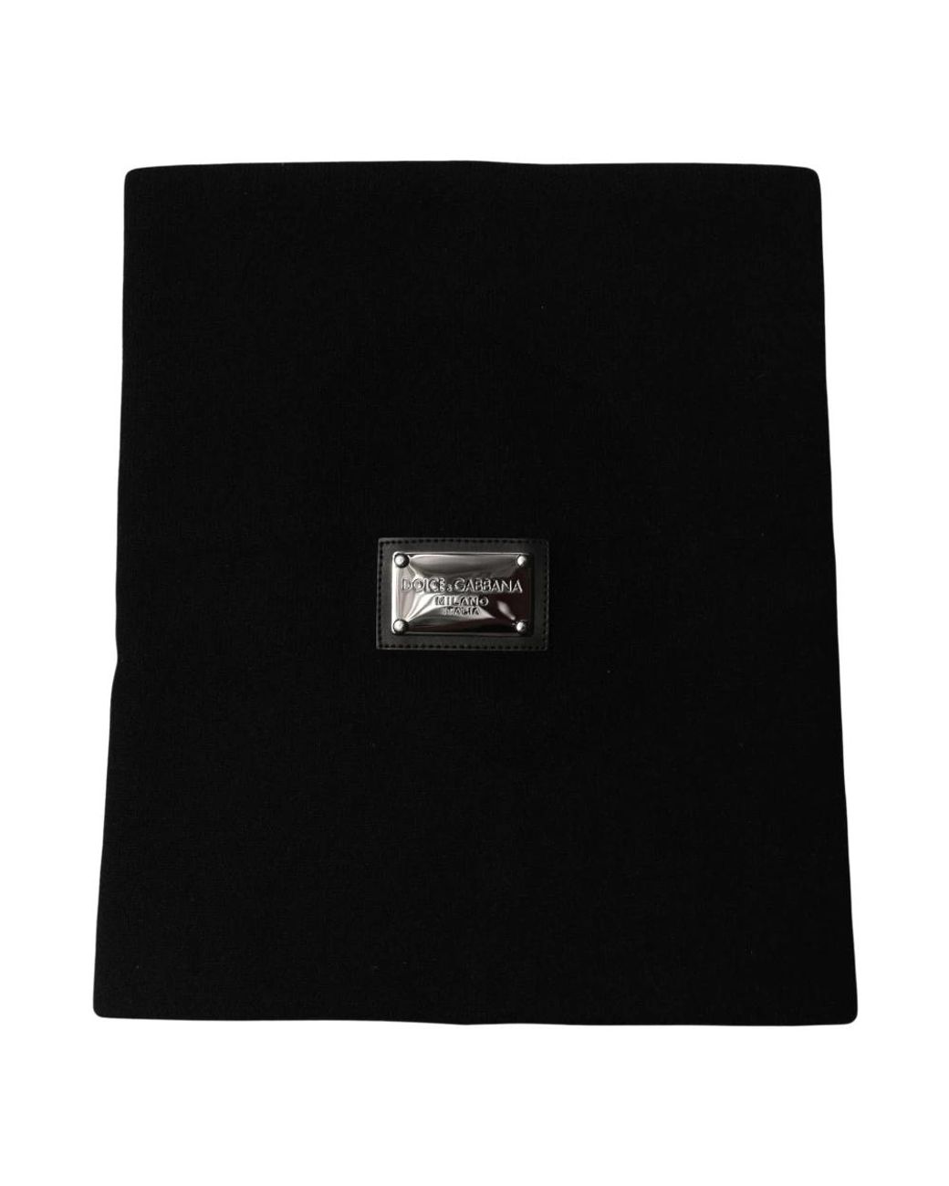 Dolce & Gabbana Black Winter Scarves