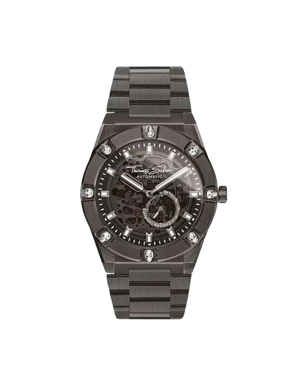 Thomas Sabo Rebel Automatic in het Black voor heren