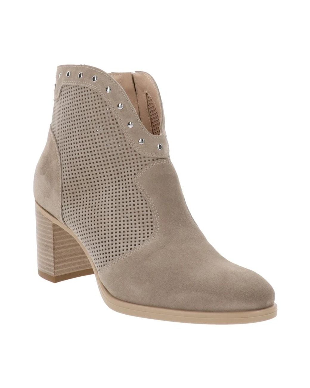 Nero Giardini Brown Heeled Boots