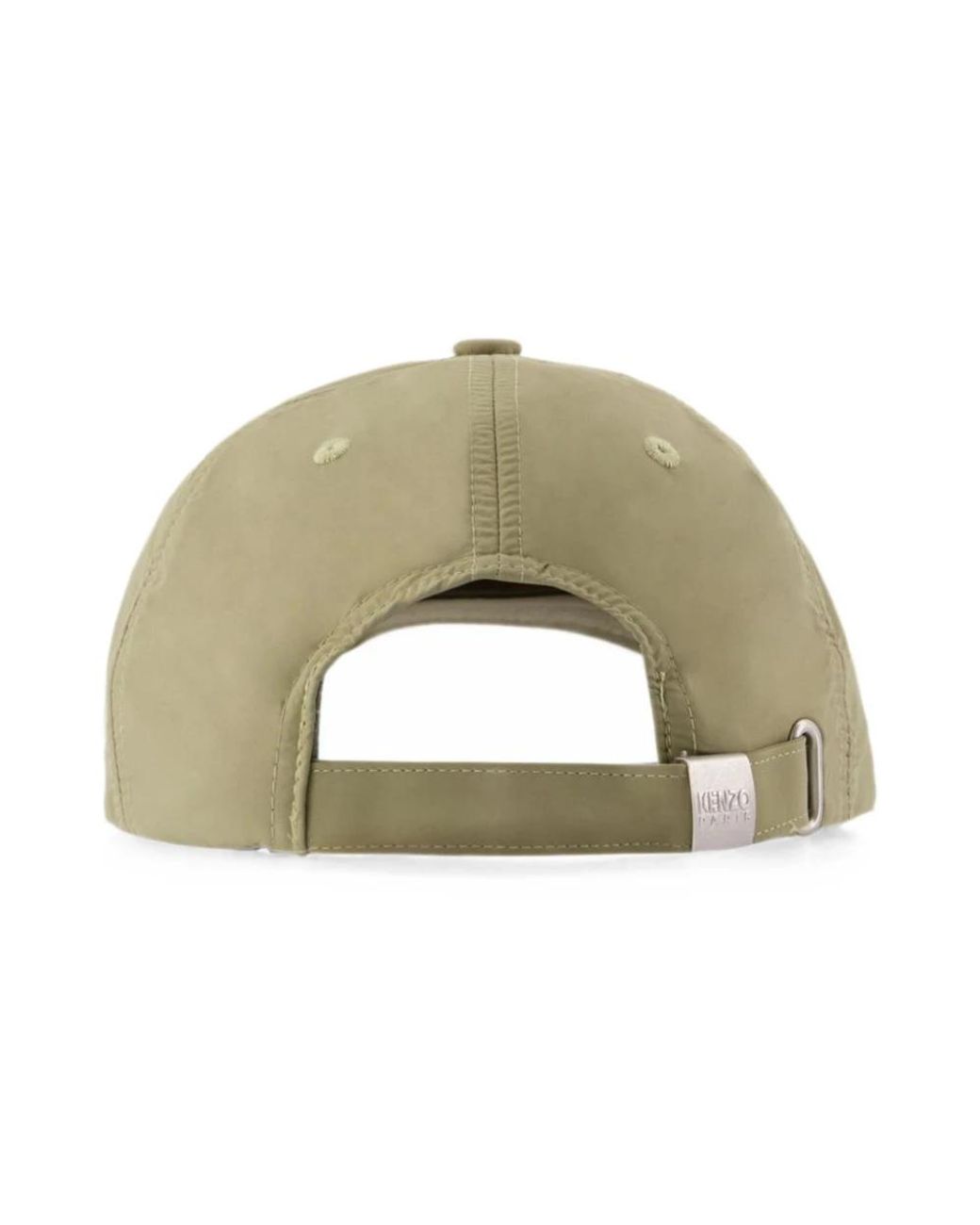 KENZO Green Nylon Baseball Cap With Signature Logo for men