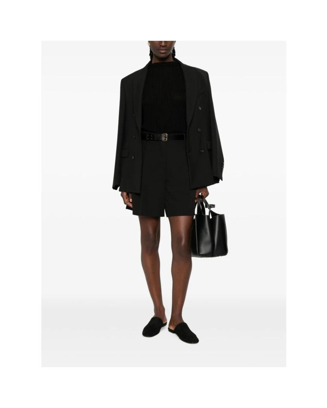 Pinko Black Short Shorts