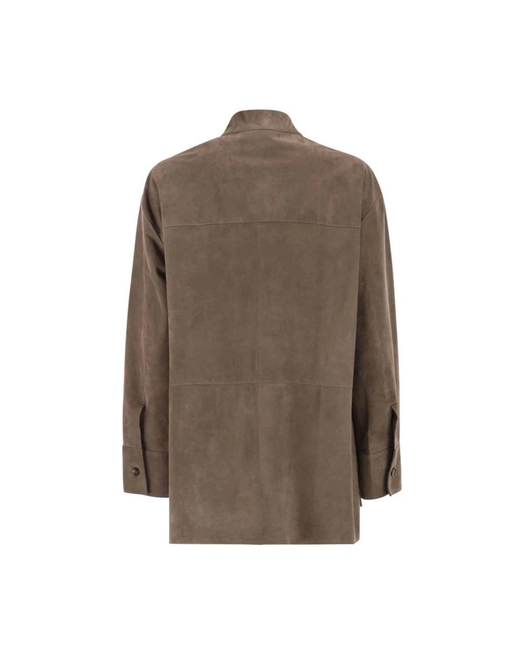 Max Mara Brown Leather Jackets
