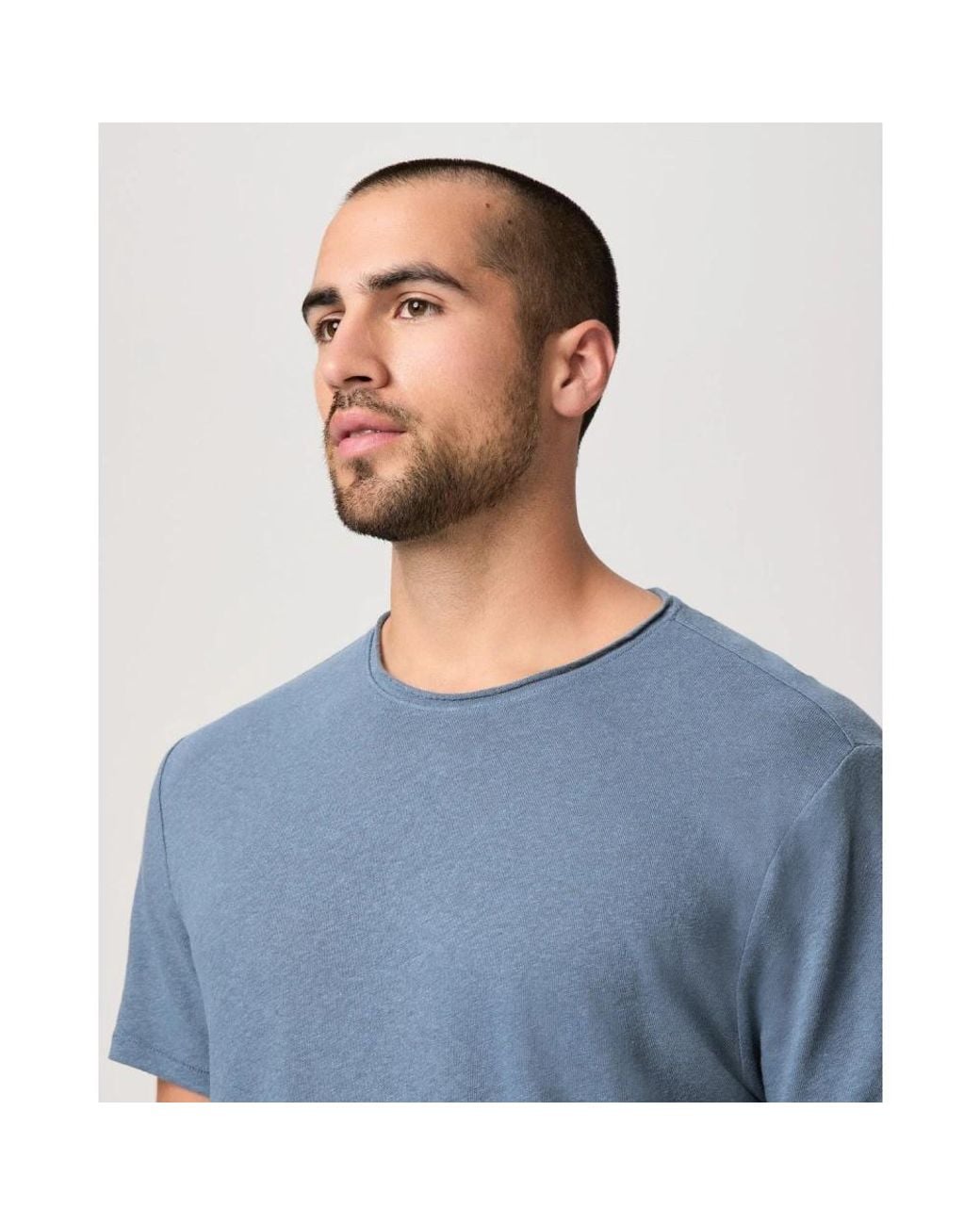 PAIGE Blue T-Shirts for men