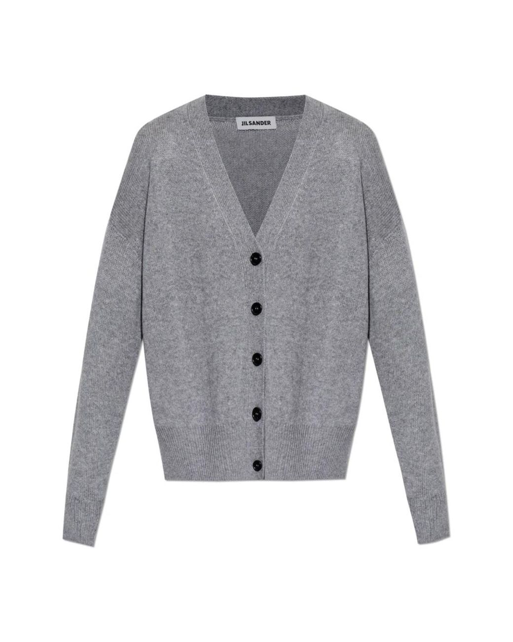 Jil Sander Gray Cashmere Knitwear