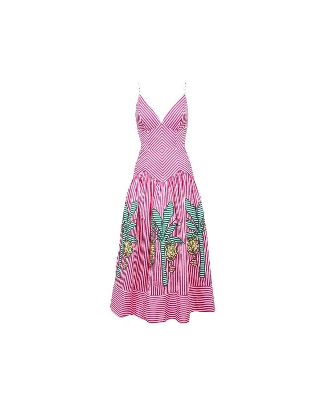 Farm Rio Pink Midi Dresses