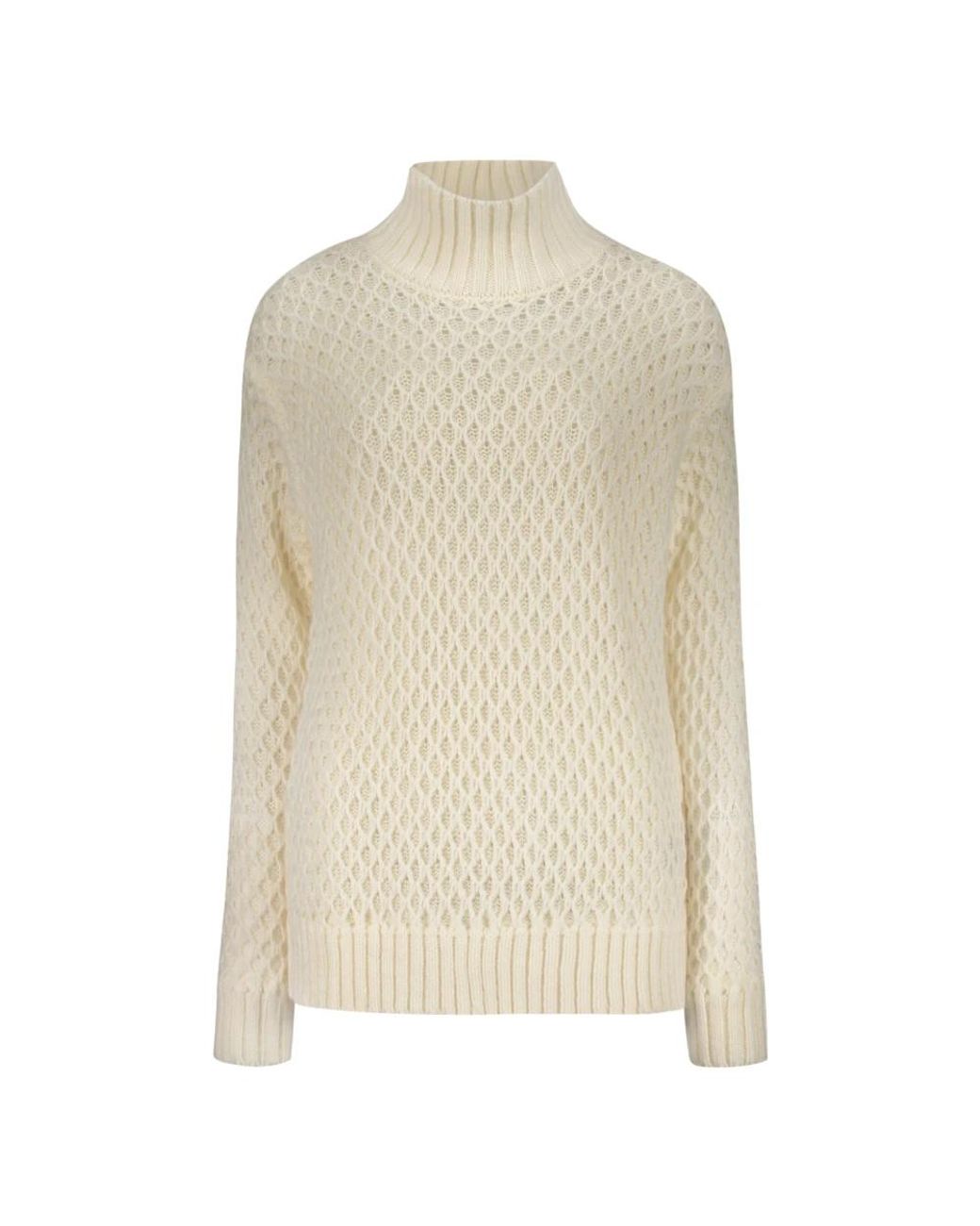 Moorer White Turtlenecks
