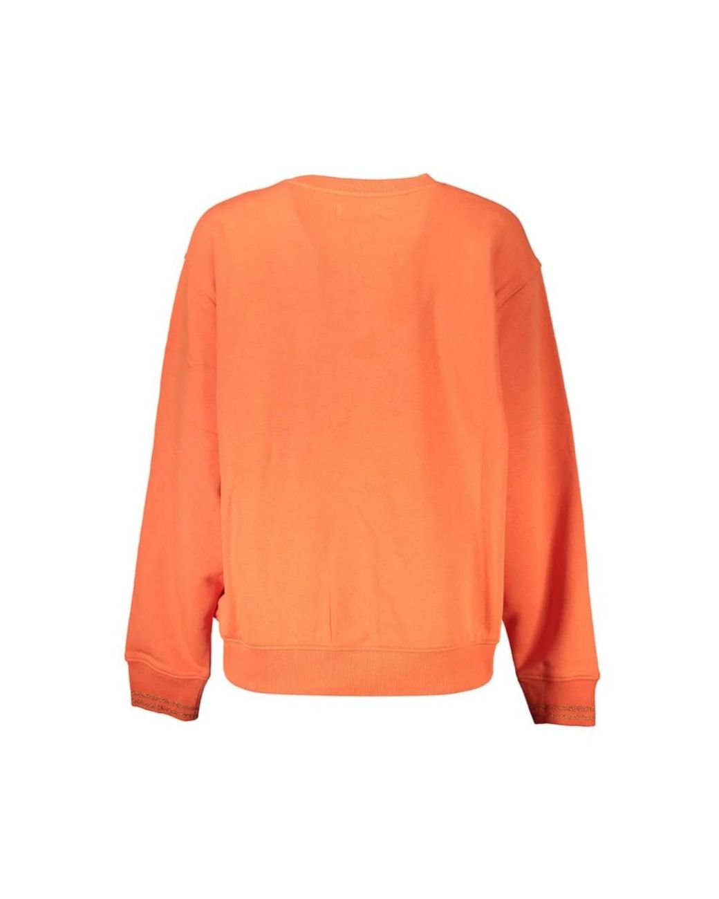 Desigual Orange Cotton Sweatshirt