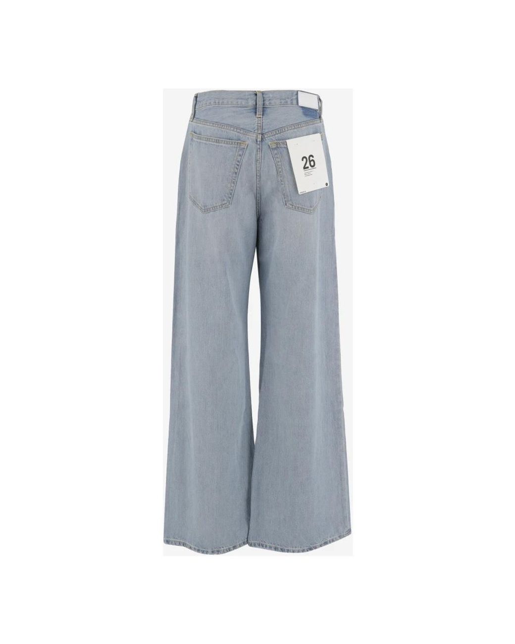 Re/done Blue Wide Jeans