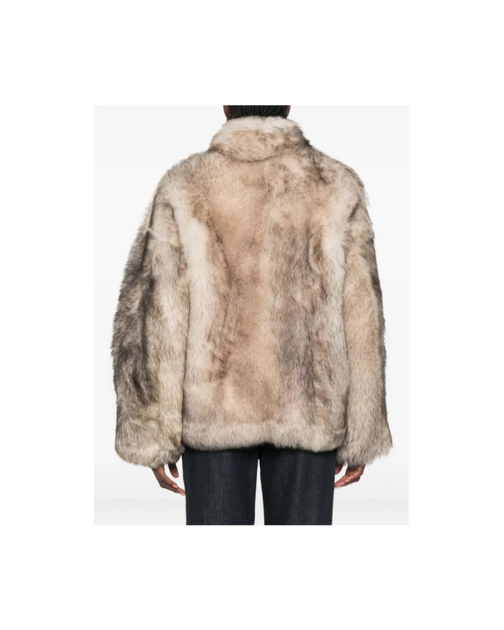 Salvatore Santoro Natural Faux Fur & Shearling Jackets