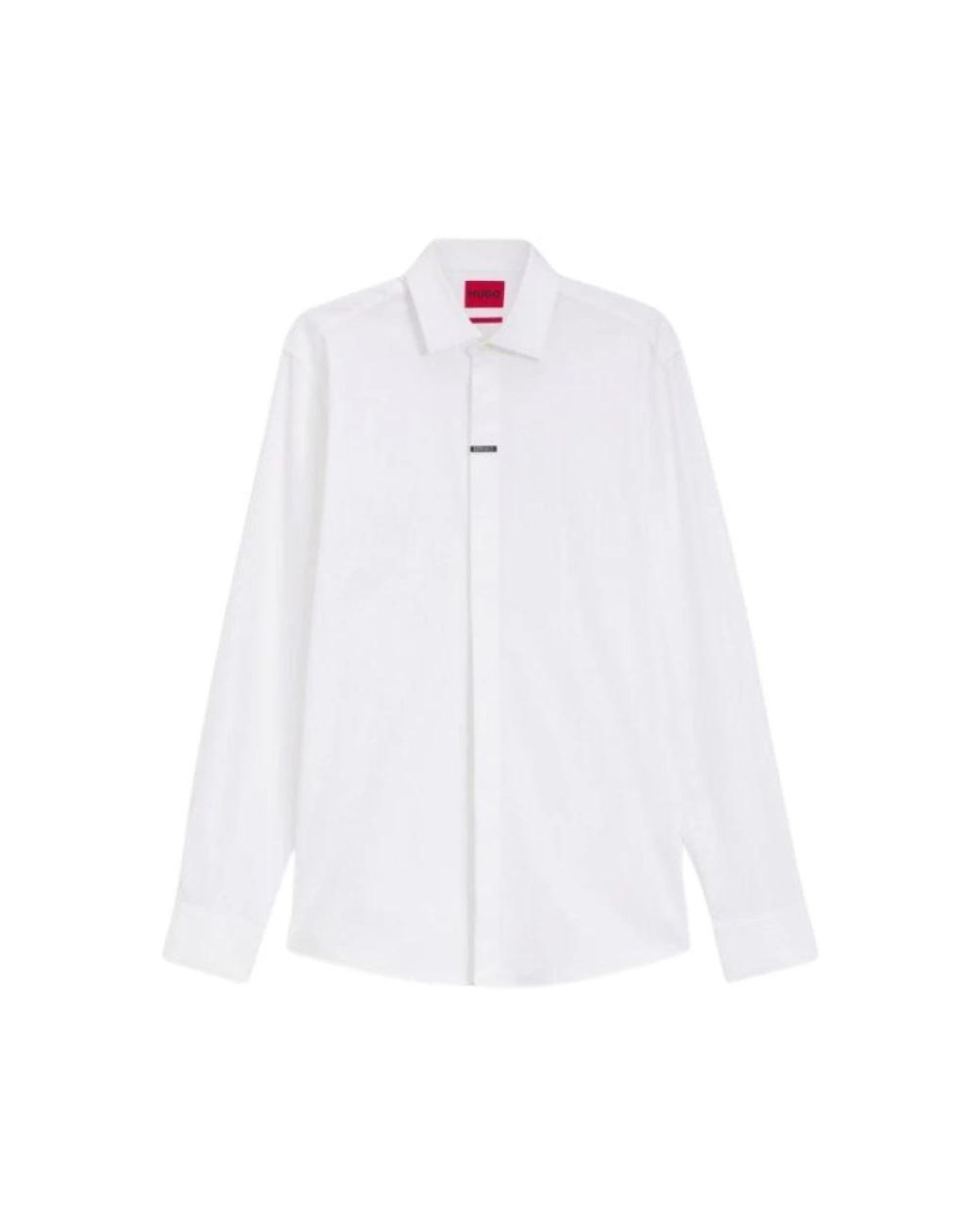 HUGO White Formal Shirts for men