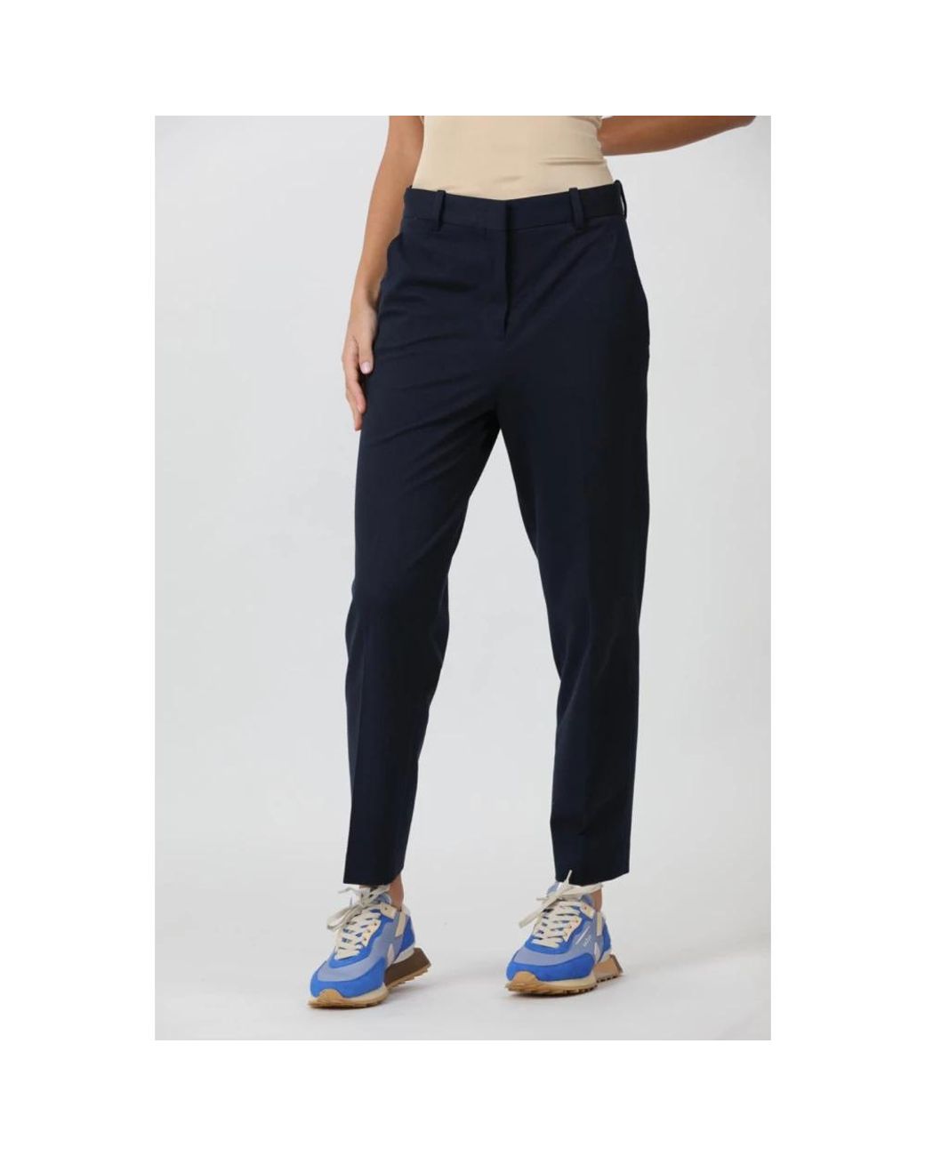 Circolo 1901 Blue Tapered Trousers
