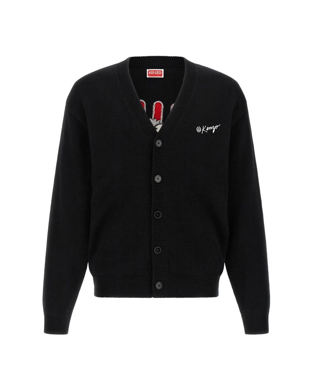 KENZO Black Cardigans for men