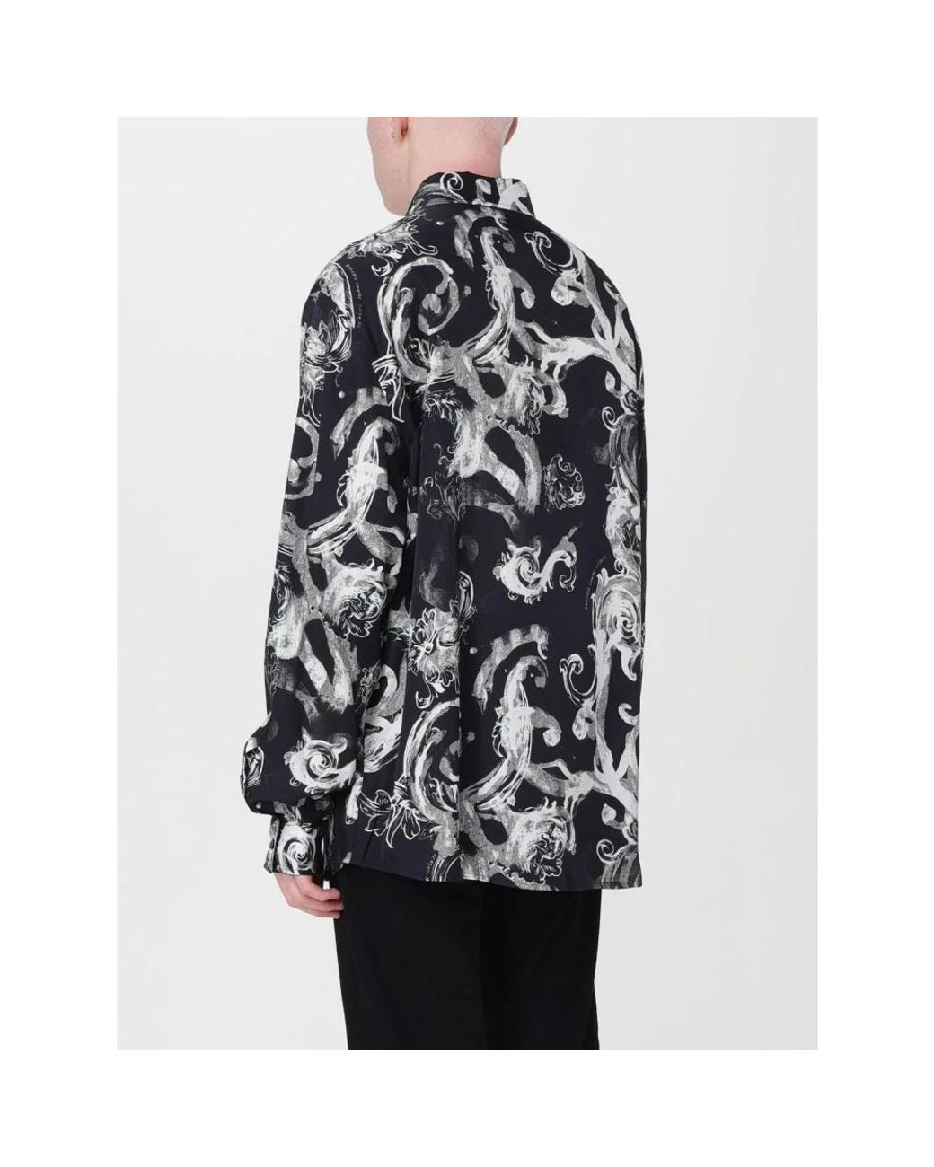 Versace Jeans Couture Black Casual Shirts for men