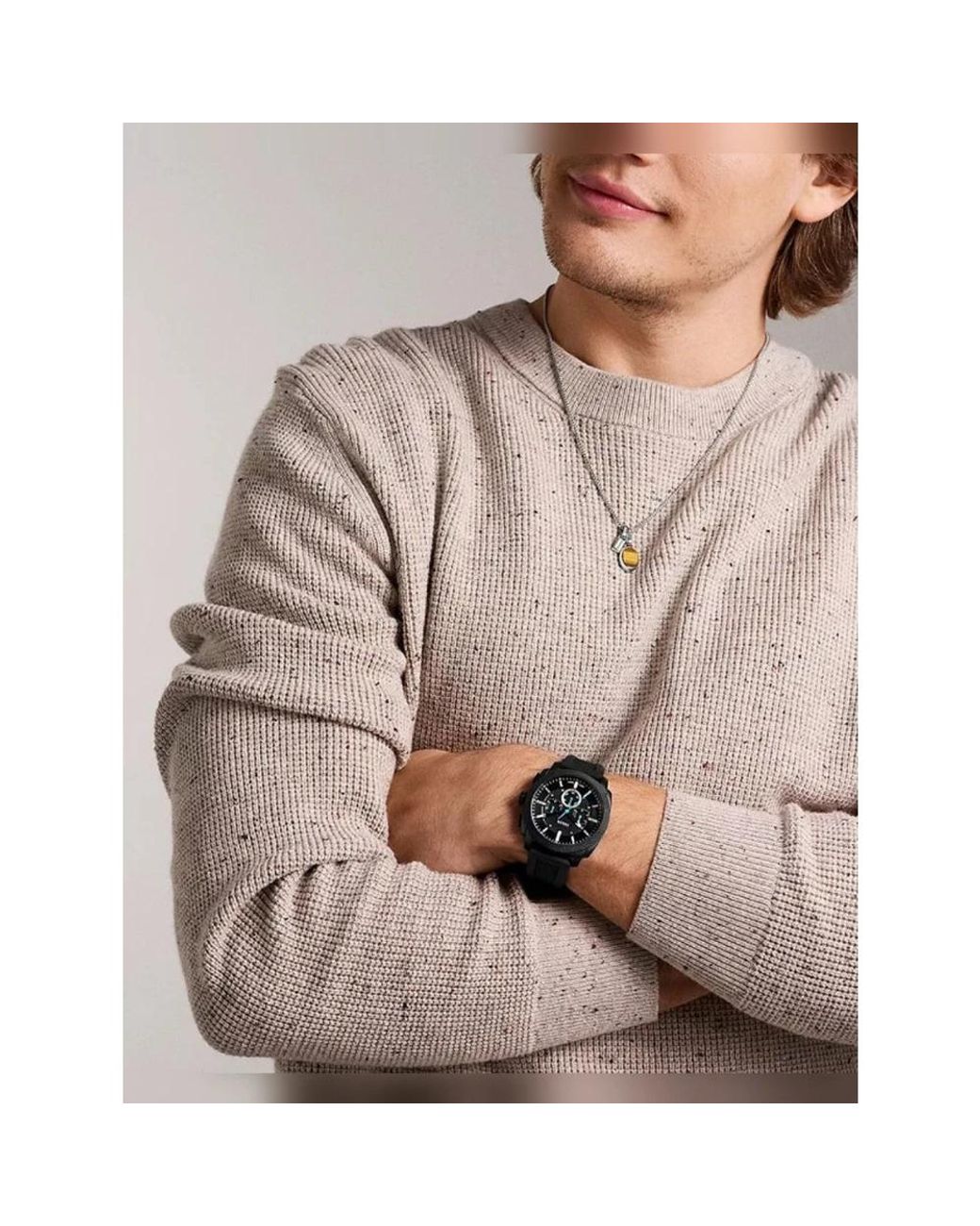 Watches Fossil de hombre de color Black
