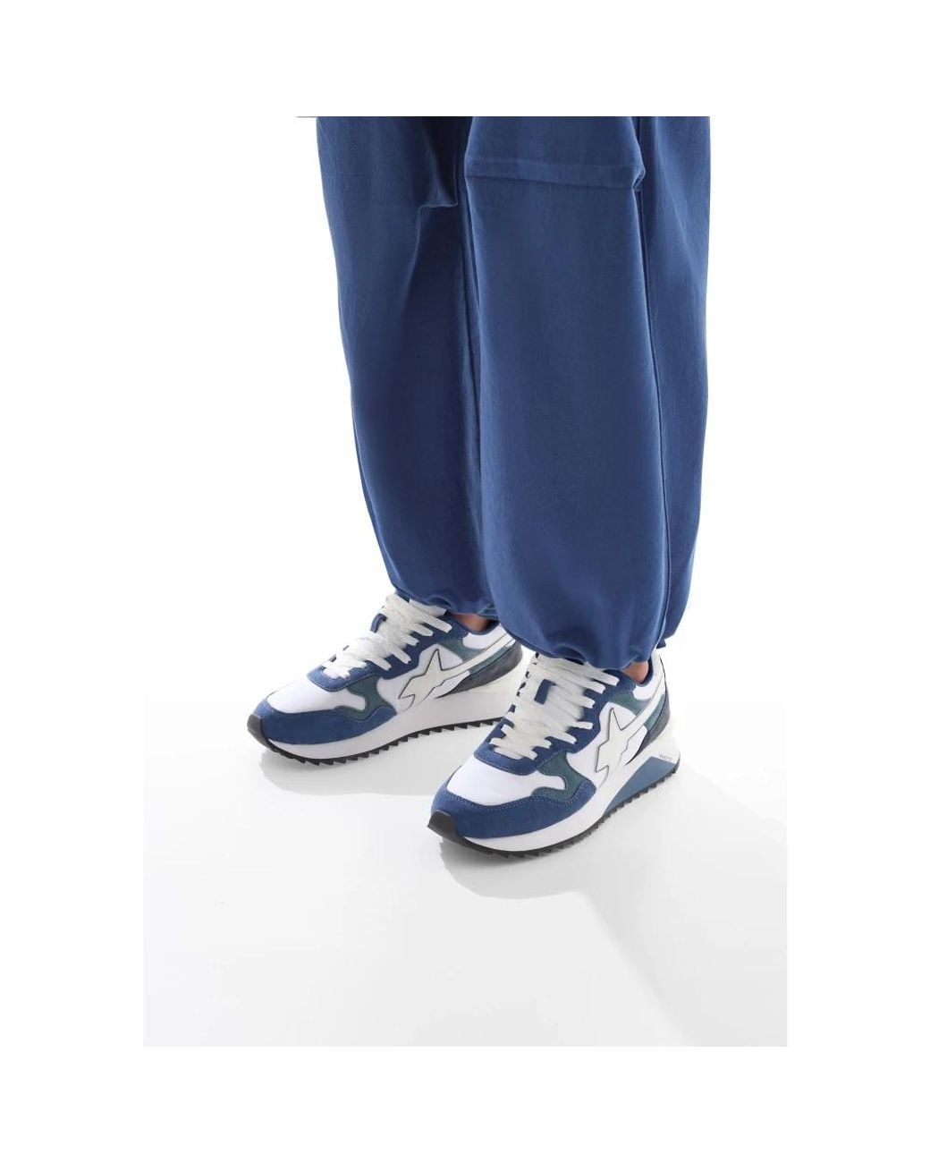 W6yz Blue Sneakers for men