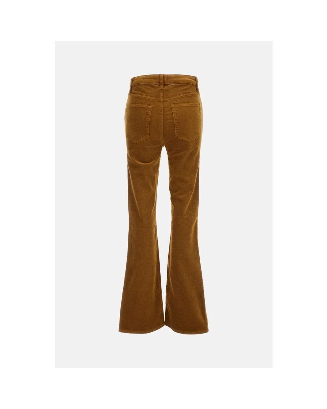 FRAME Brown Wide Trousers