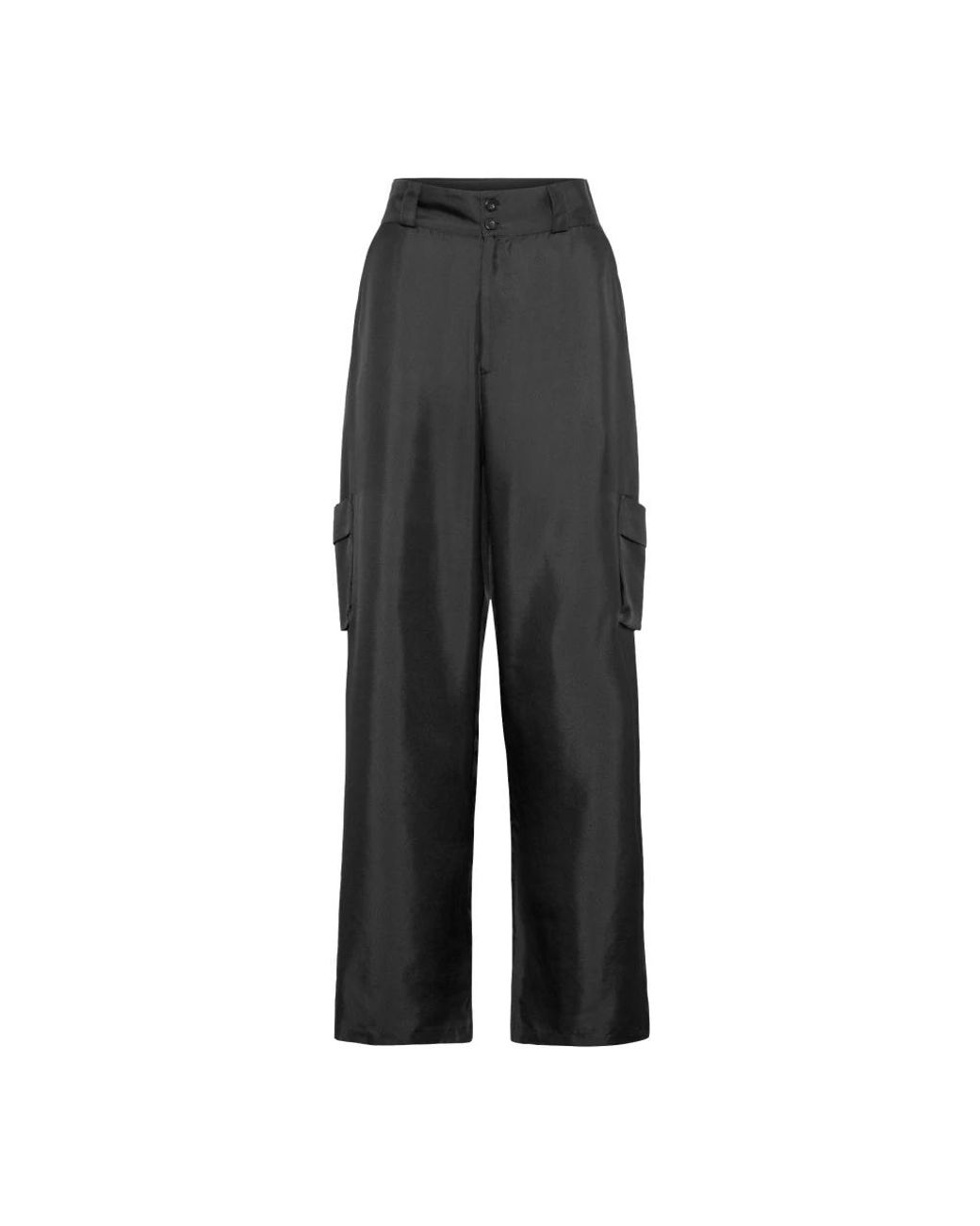 Envelope Black Wide Trousers