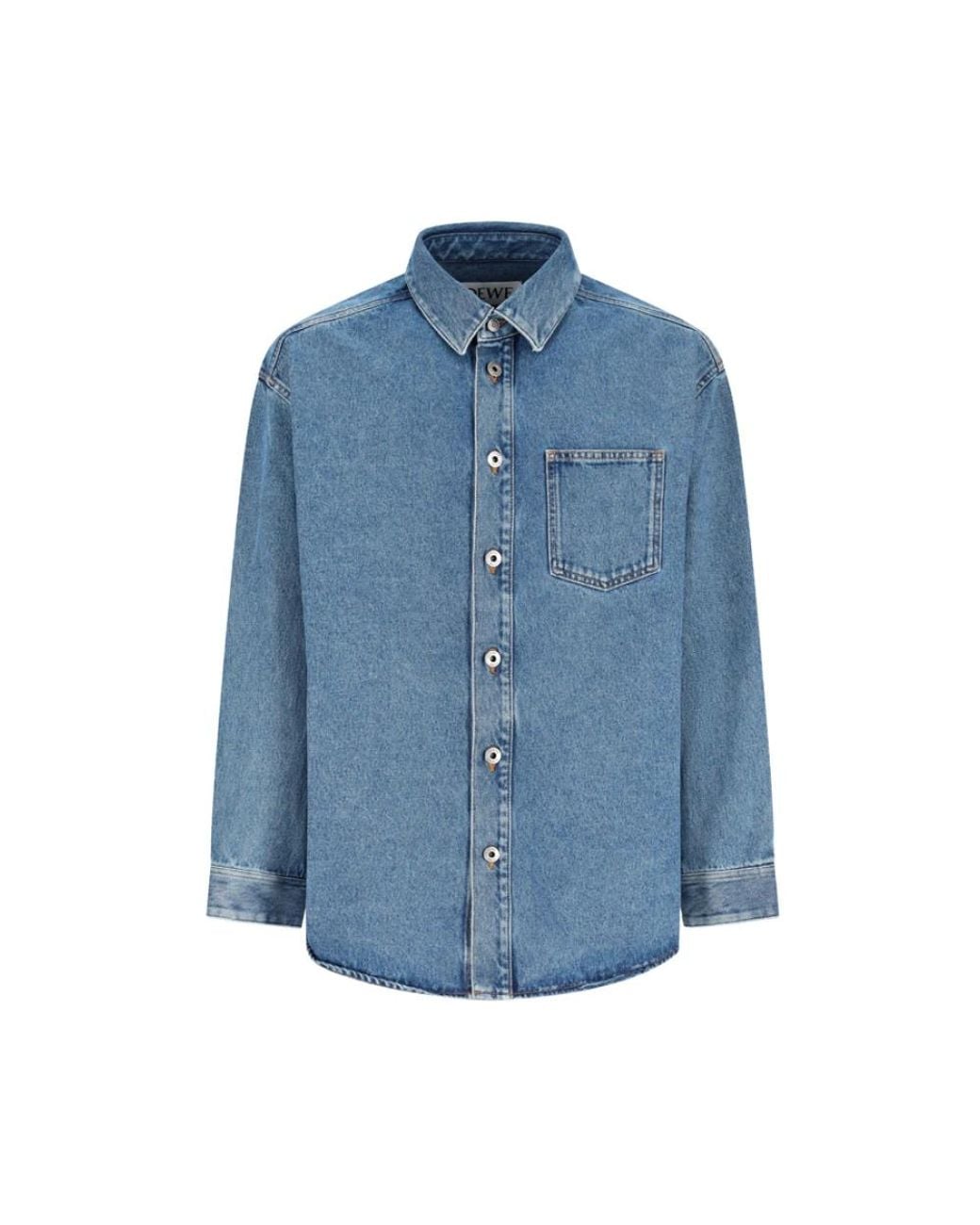 Loewe Blue Denim Shirts for men