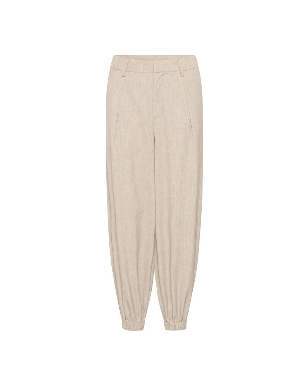 Kaffe Wijde Broek in het Natural