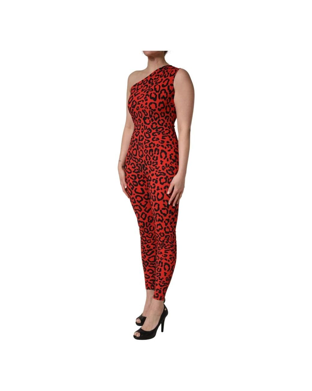 Dolce & Gabbana Red Jumpsuits