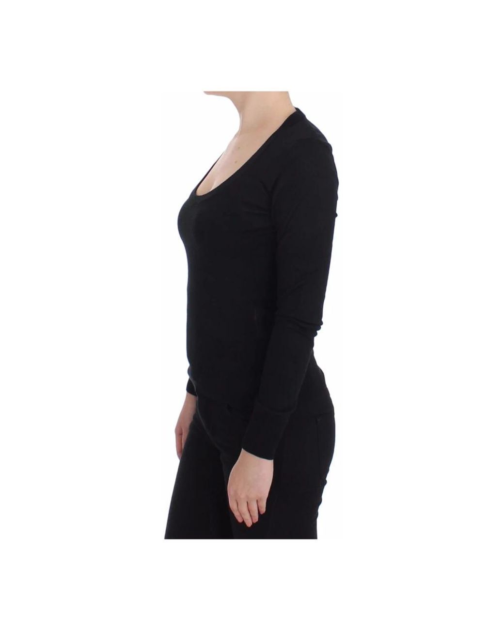 Dolce & Gabbana Black Long Sleeve T-Shirts