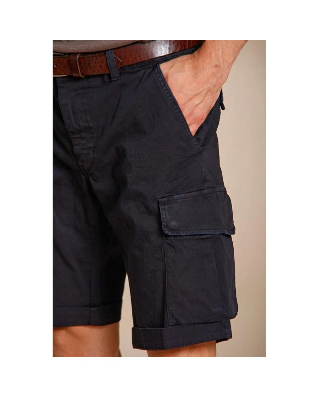 Mason's Blue Casual Shorts for men