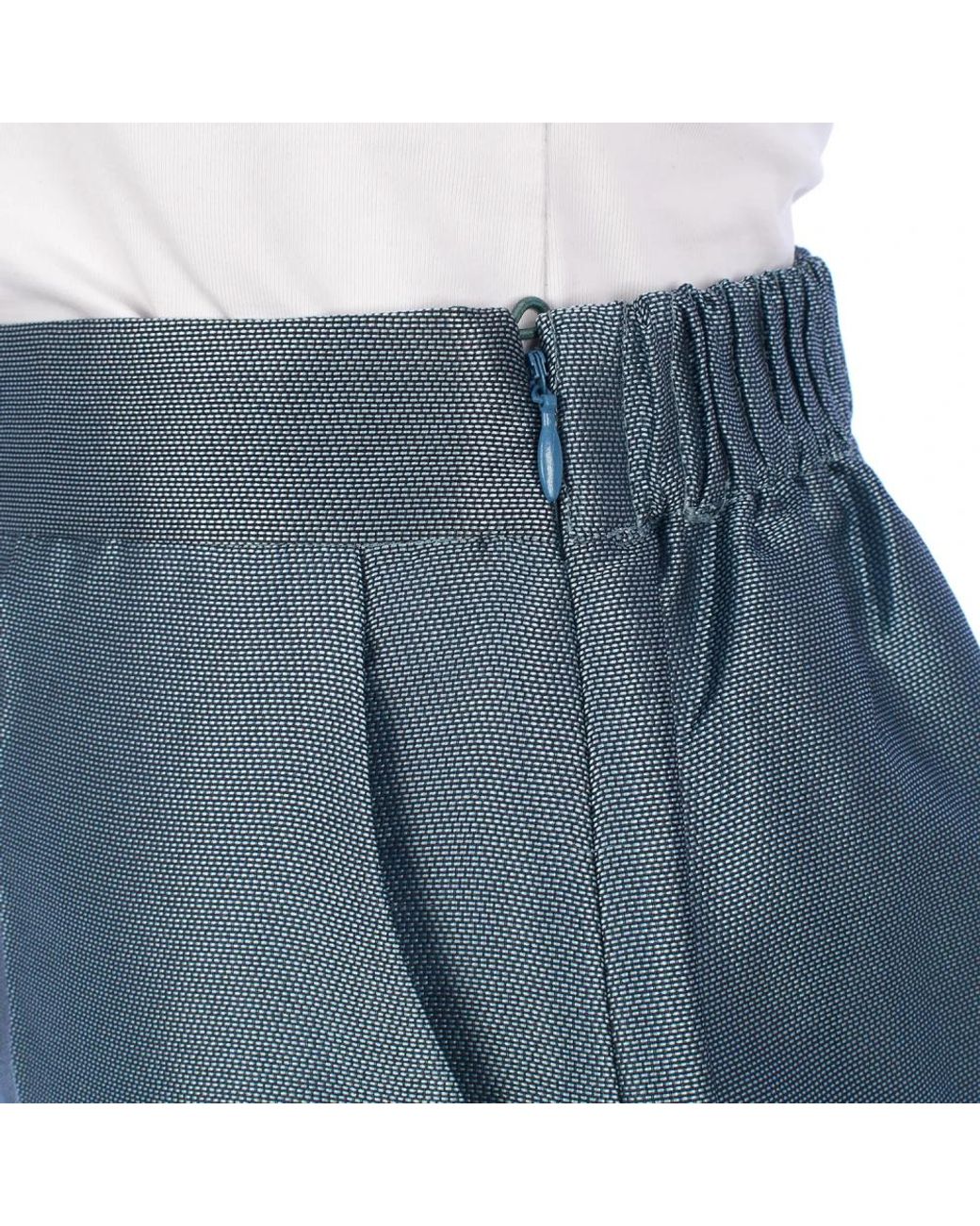 Emporio Armani Blue Wide Trousers