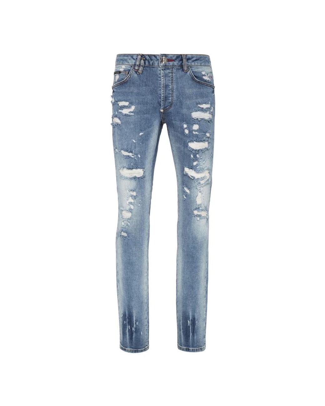 Philipp Plein Blue Slim Fit Jeans for men